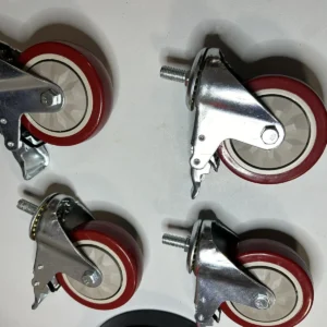 DICASAL 5 Inch Heavy Duty Stem Casters 360 Degree Swivel Durable