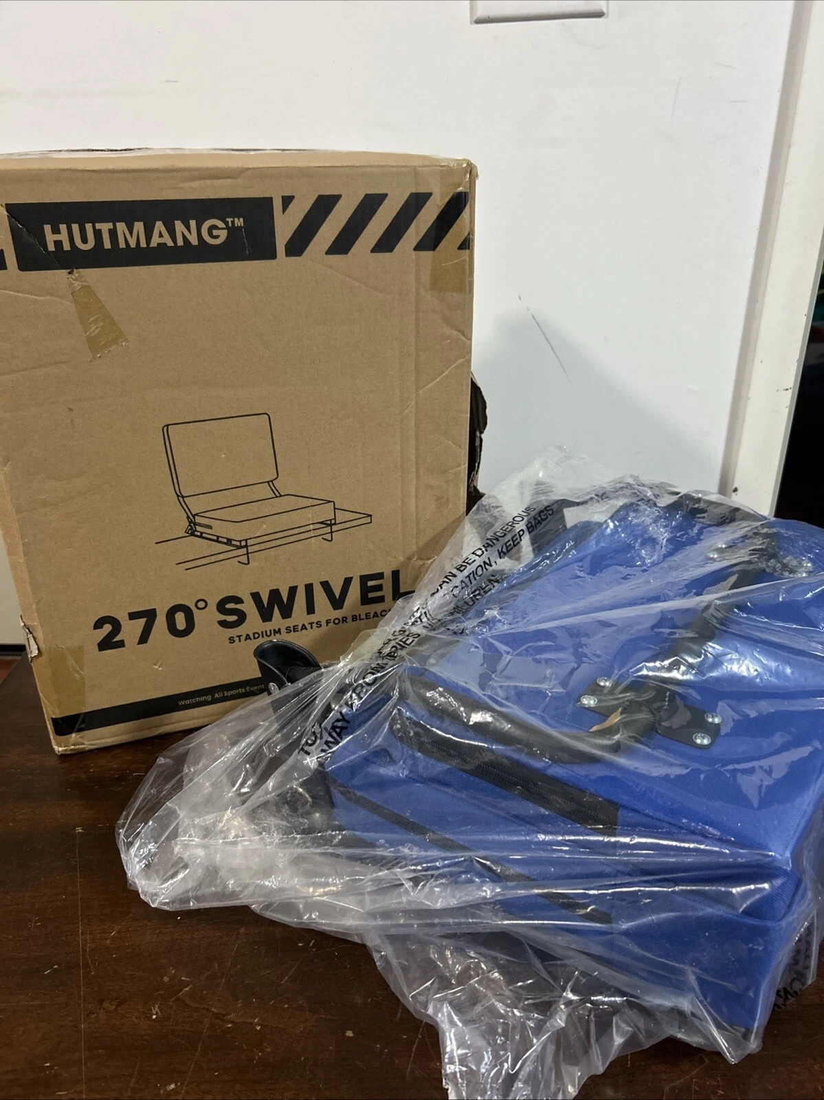 Stadium Seats for Bleachers with Back Support Wide, Portable Bleacher Chairs ...