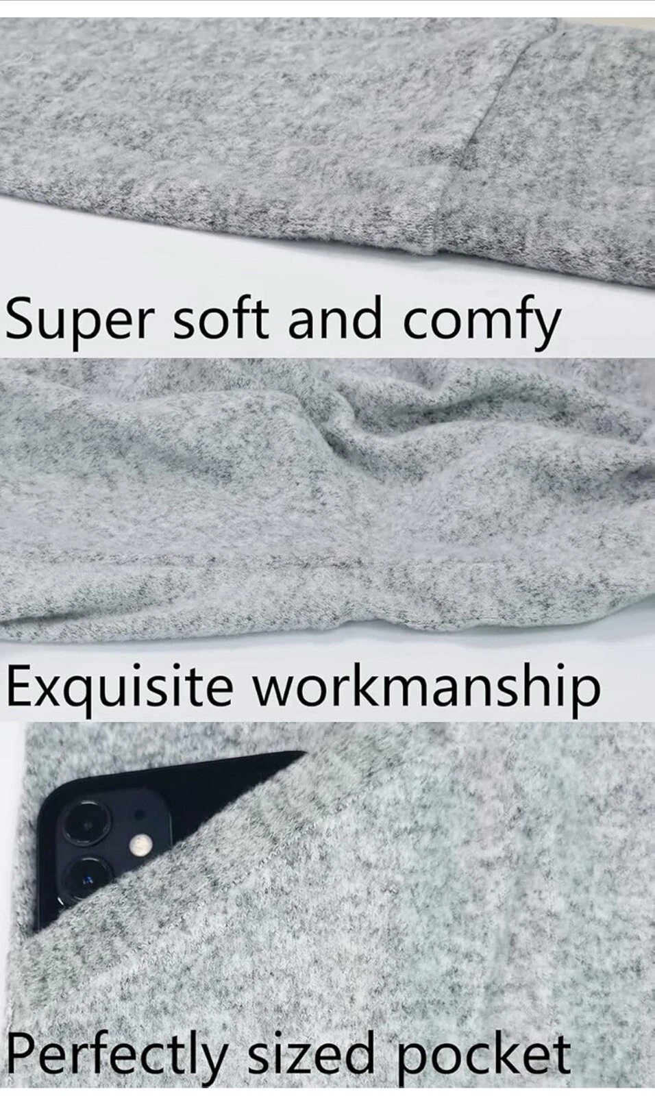 Womens Casual Color Block Long Sleeve Round Neck Size M - Image 5