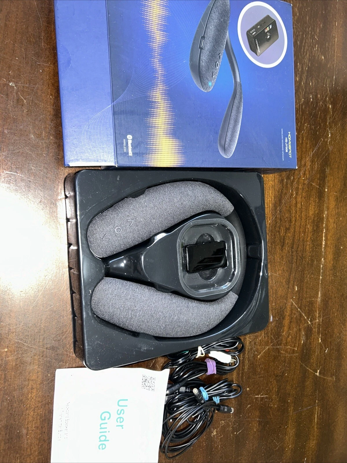 Wireless Neckband Speaker Bluetooth Transmitter Set TV Low Latency Gaming Boomer