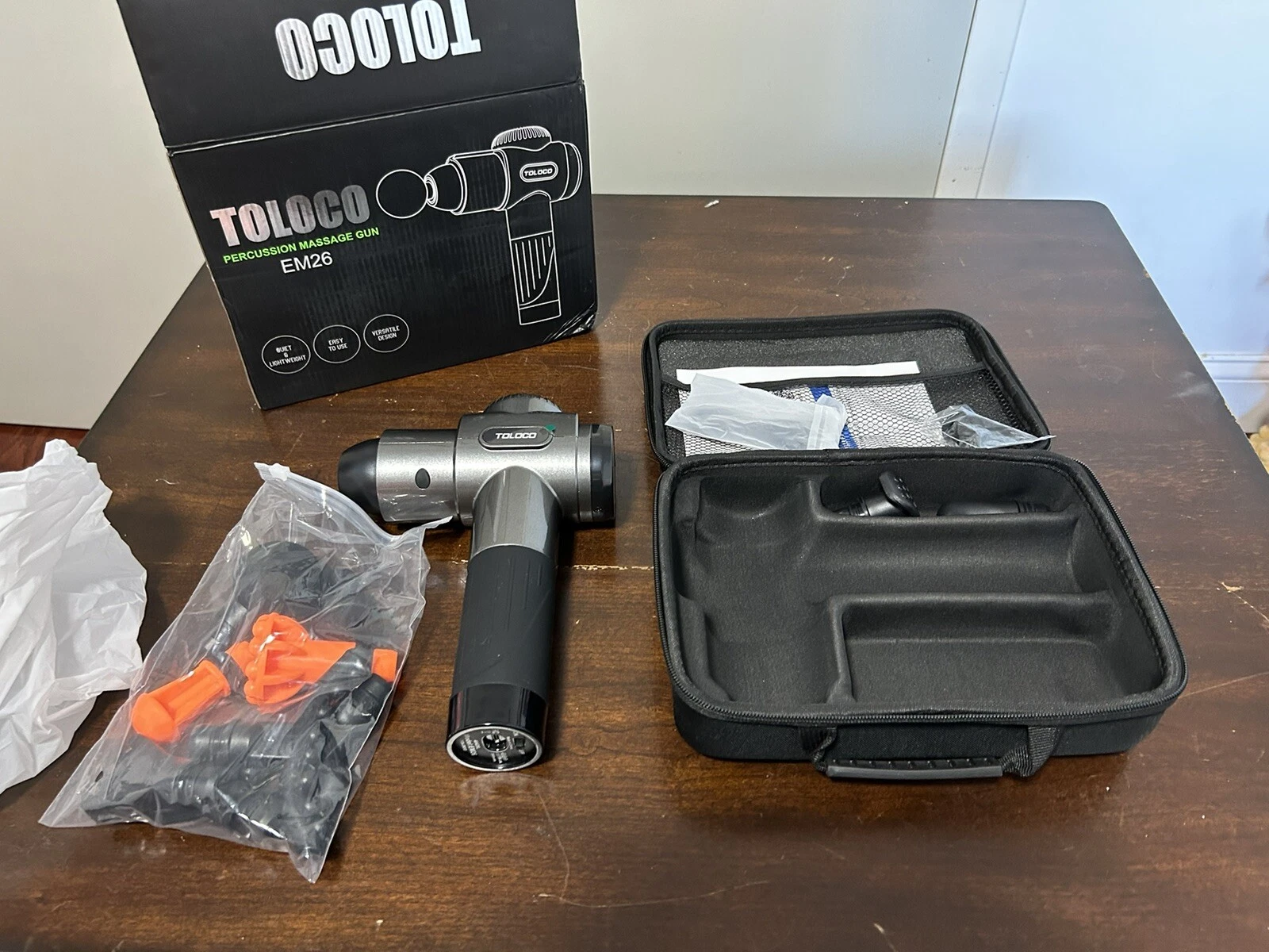 Youdgee Muscle Massage Gun Deep Tissue for Athletes 6 Speeds Levels 2500mah