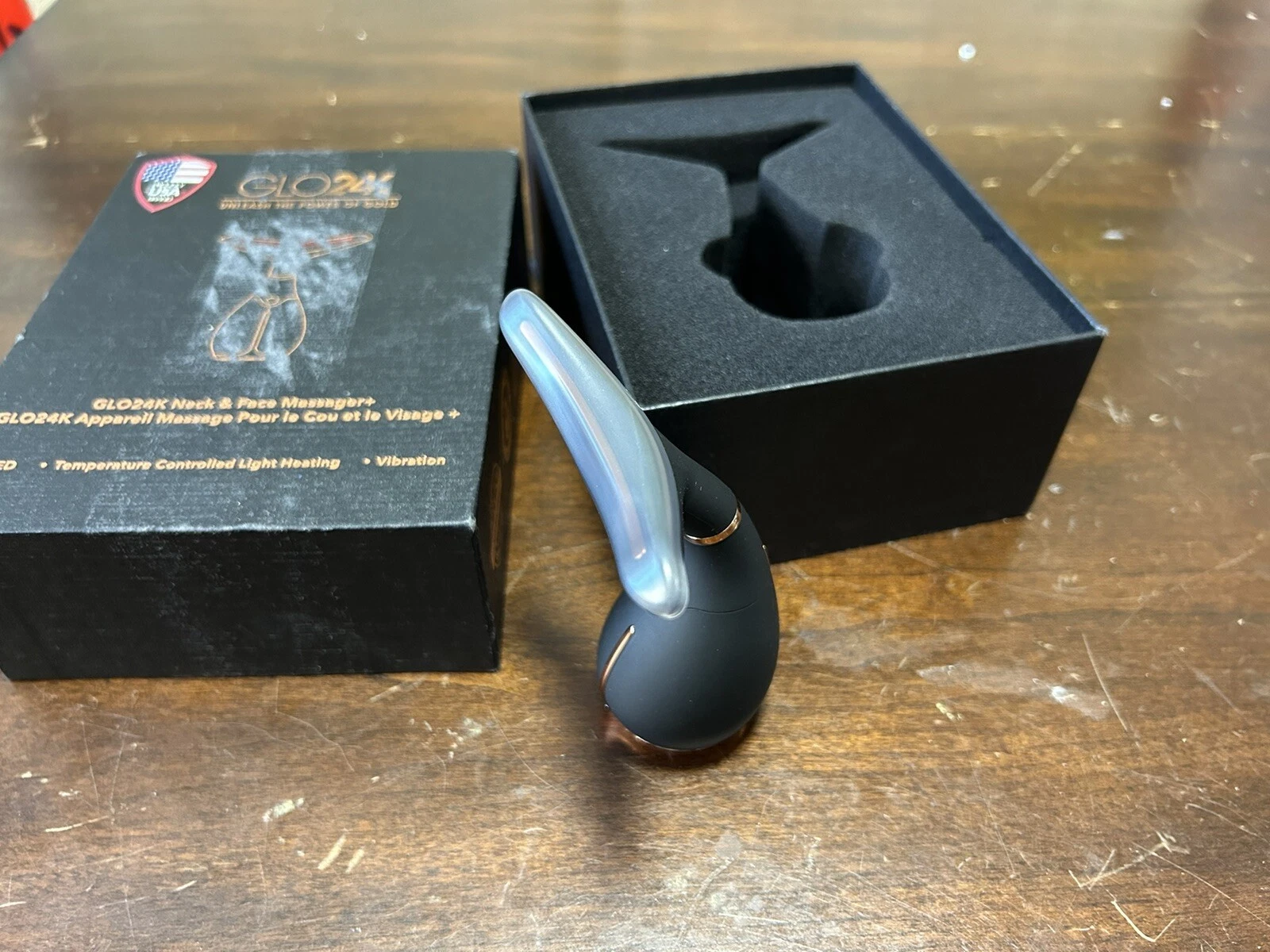 GLO24K Red Light Beauty Device for Face and Neck. Based on Triple Action L E D - Image 7