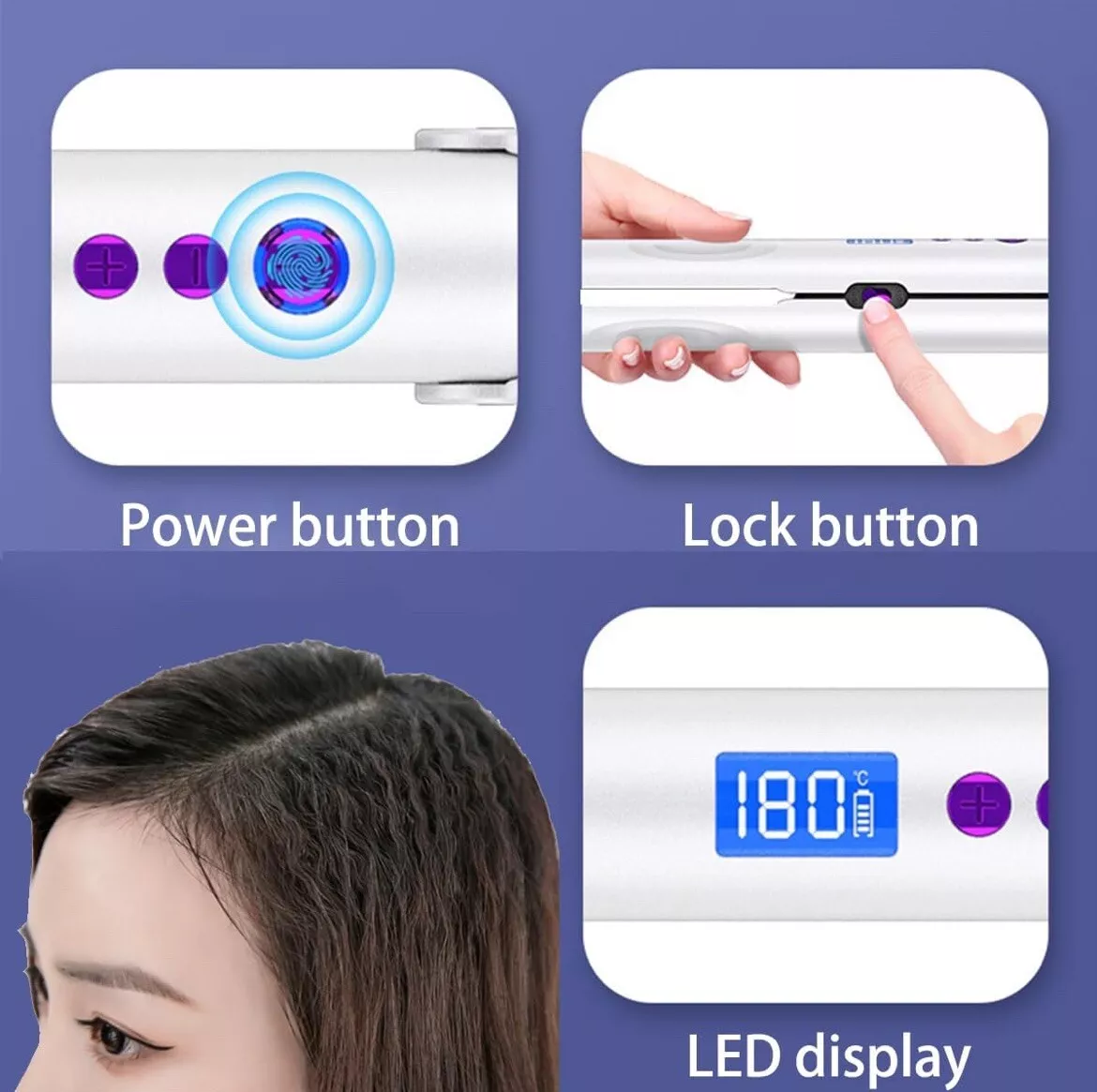 ABHI Corn Corrugated Hair Curler, Fluffy Hair Iron, Corn Coily - Image 3