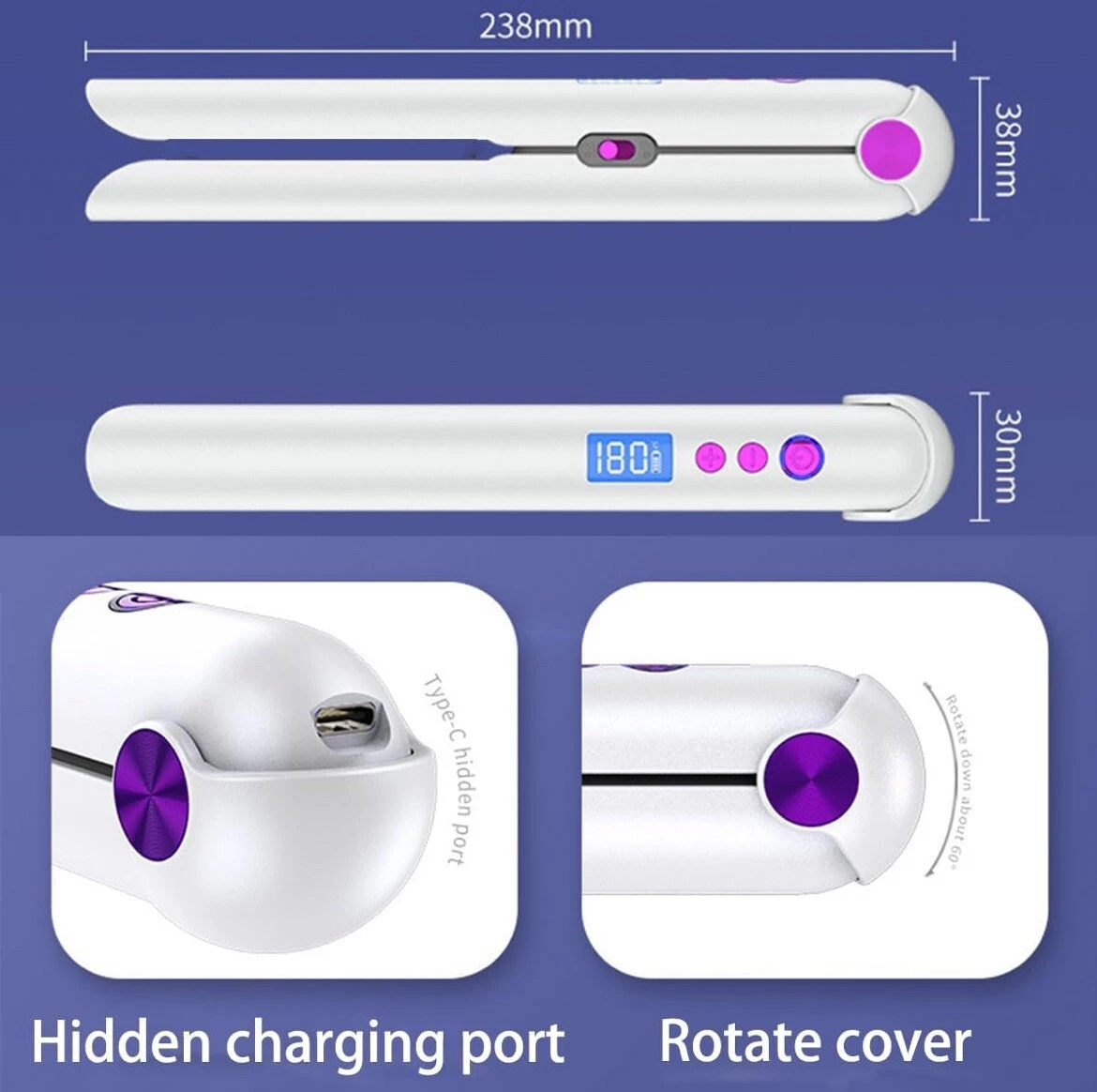 ABHI Corn Corrugated Hair Curler, Fluffy Hair Iron, Corn Coily - Image 2