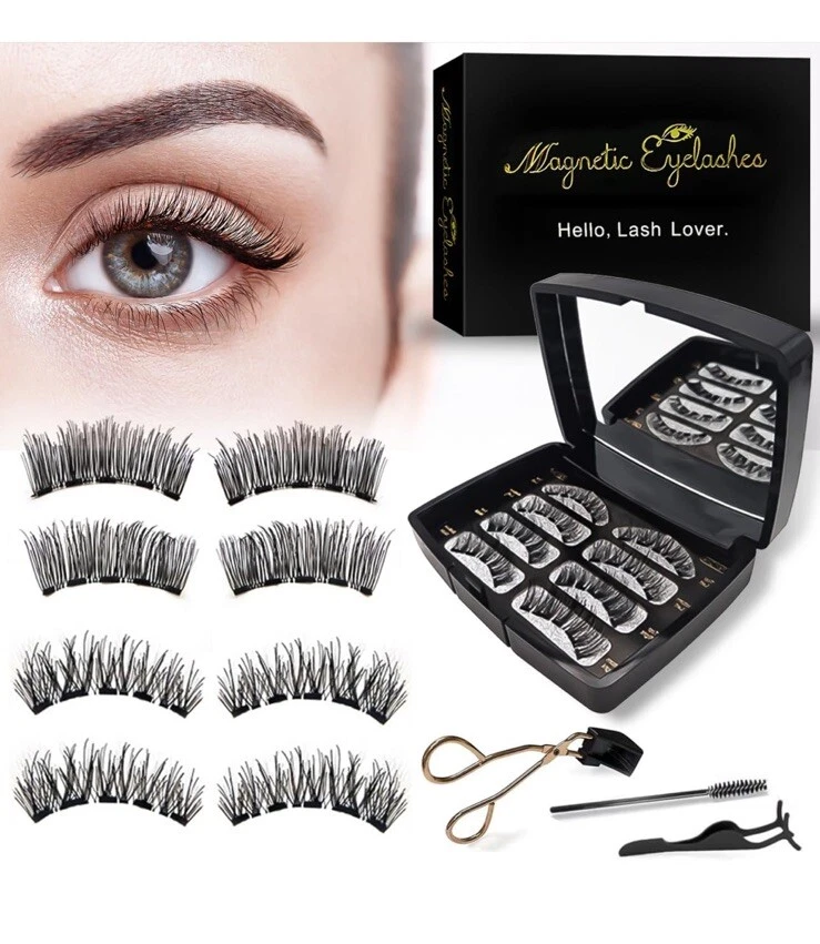 Magnetic Eyelashes, Magnetic False Eyelashes without Eyeliner, - Image 7