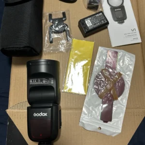 US Godox V1S V1-S 2.4G TTL HSS Round Head Camera Speedlite Flash Light For Sony