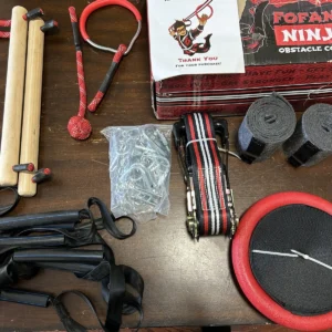 Fofa a Ninja Obstacle Course