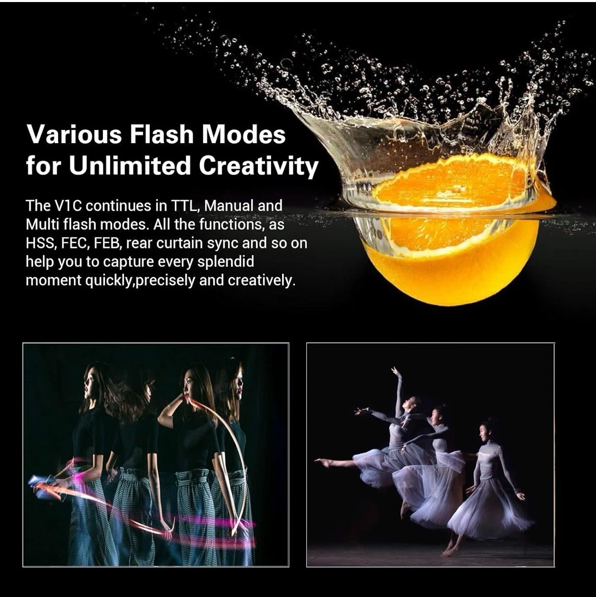 US Godox V1S V1-S 2.4G TTL HSS Round Head Camera Speedlite Flash Light For Sony - Image 3