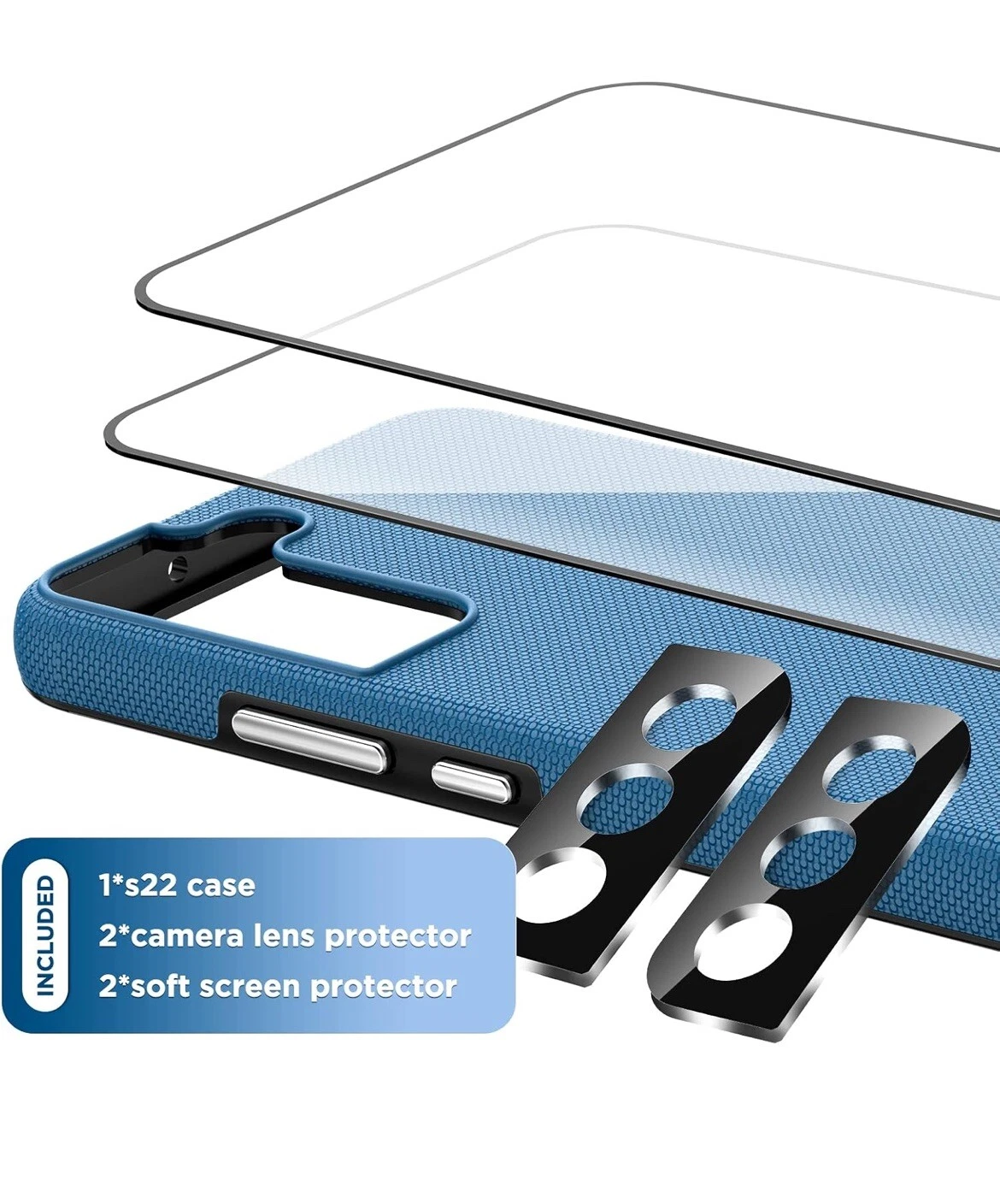 Samsung Galaxy S22 Ultra Case With Screen Protectors Military Grade Shockproof - Image 3