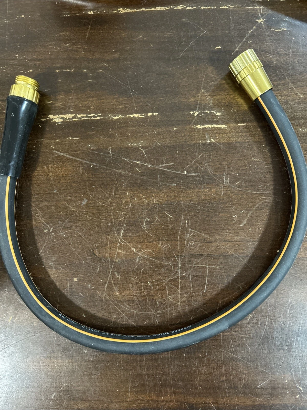 Giraffe Tools Hybrid Garden Leader Hose 5/8 inch x 2.5ft, Heavy Duty