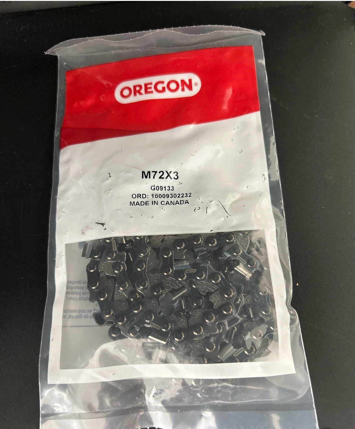 Oregon chainsaw M72x3