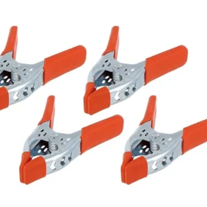 Heavy Duty 6 in Metal Spring Clamps 2.5" Jaw Opening 3 Pcs For Wood Metal Fabric